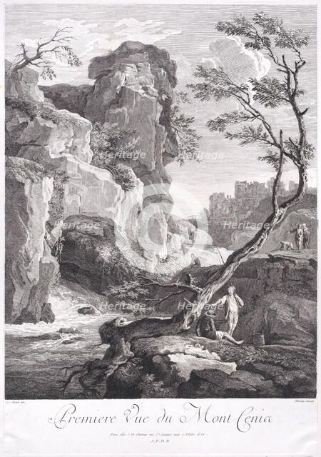 First View of Mount Cenia, ca. 1750-1800. Creator: Jacques II Chereau.