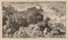 Firs in the Defile, probably c. 1645/1656. Creator: Allart van Everdingen