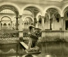 Fish tank sculptures, Kremsmünster Abbey, Upper Austria, c1935. Creator: Unknown