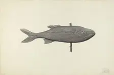 Fish Weather Vane, 1939. Creator: Michael Riccitelli