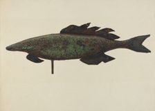 Fish Weather Vane, c. 1937. Creator: Elizabeth Fairchild