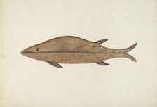 Fish Weather Vane, c. 1938. Creator: Frances Matsubara