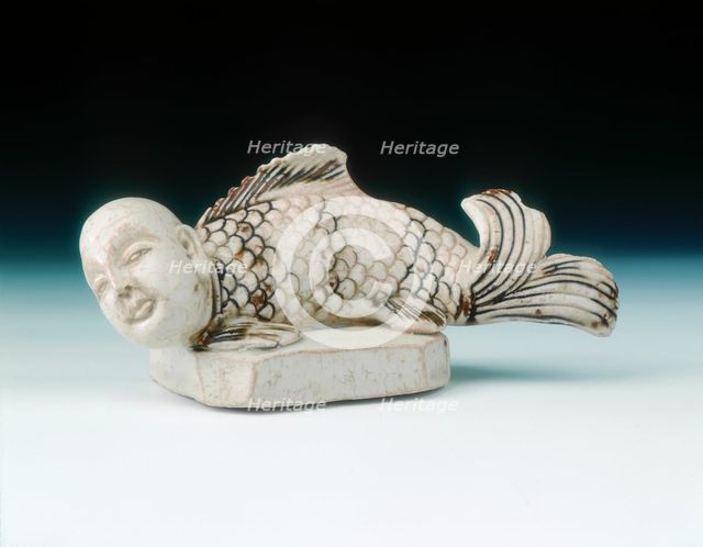Fish with human head, Northern Song dynasty, China, 11th century. Creator: Unknown.