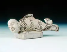 Fish with human head, Northern Song dynasty, China, 11th century. Creator: Unknown