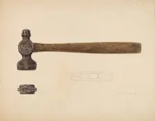 Fish Marker, 1937. Creator: Lloyd Charles Lemcke