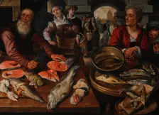 Fish Market, 1568. Creator: Joachim Beuckelaer