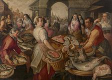 Fish Market, 1574. Creator: Joachim Beuckelaer