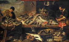 Fish Market, 1619. Creator: Frans Snyders