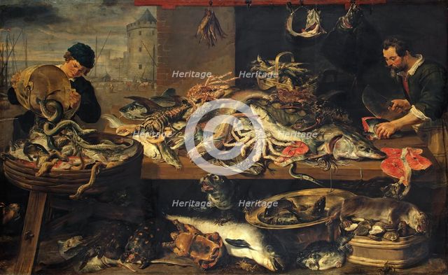 Fish Market, 1619. Creator: Frans Snyders.