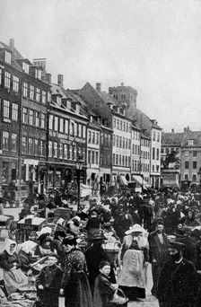 Fish market, Copenhagen, c1922