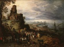 Fish Market (Calling the Apostles Peter and Andrew), 1608. Creator: Jan Brueghel the Elder