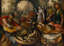 Fish Market with Ecce Homo, 1570. Creator: Joachim Beuckelaer