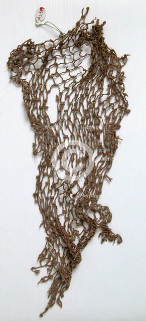 Fish Net Fragment, Coptic, 580-640. Creator: Unknown.