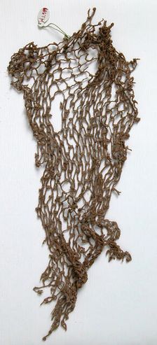 Fish Net Fragment, Coptic, 580-640. Creator: Unknown