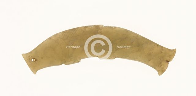 Fish Pendant, Shang or Western Zhou period, 13th/10th century B.C. Creator: Unknown.