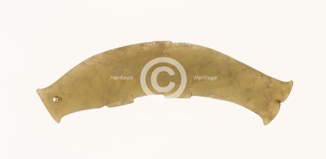 Fish Pendant, Shang or Western Zhou period, 13th/10th century B.C. Creator: Unknown.