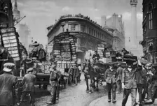 Fish porters in Billingsgate, London, 1926-1927