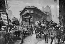 Fish porters in Billingsgate, London, 1926-1927