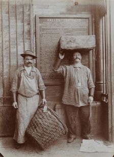 Fish Porters, late 1890s. Creator: Paul Géniaux (French, 1873-1929)