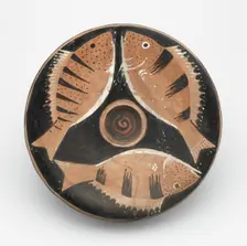 Fish Plate, 350-325 BCE. Creator: Heligoland Painter