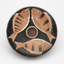 Fish Plate, 350-325 BCE. Creator: Heligoland Painter