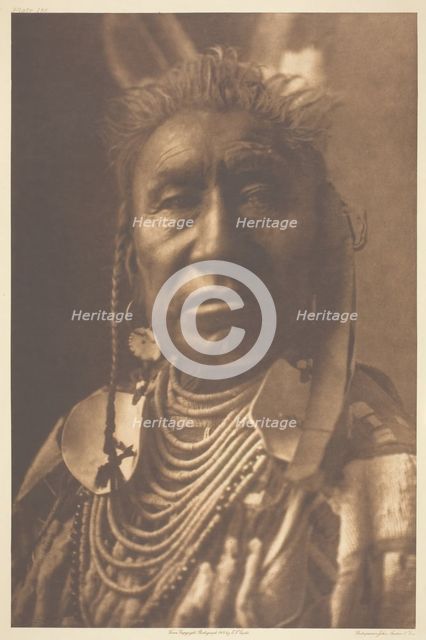 Fish Shows - Apsaroke, 1908.  Creator: Edward Sheriff Curtis.