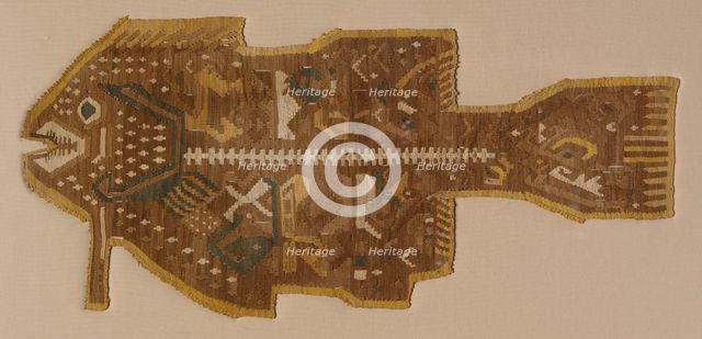 Fish-Shaped Applique, 1400-1532. Creator: Unknown.