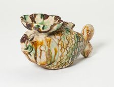Fish-Shaped Oil Lamp, Tang dynasty (618-906), first half of 8th century. Creator: Unknown