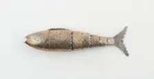 Fish-Shaped Vinaigrette, Birmingham, 1817/18. Creator: Joseph Willmore