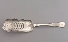 Fish Slice, c. 1824. Creator: Samuel Kirk (American, 1793-1872)