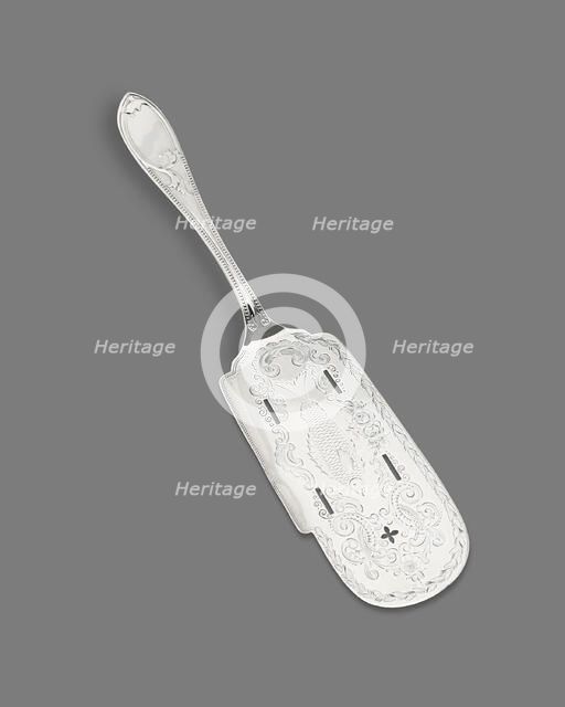 Fish Slice, c. 1830/60. Creator: Newell Harding & Co.