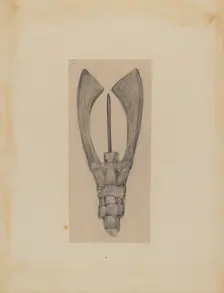 Fish Spear, 1935/1942. Creator: George B. Wally
