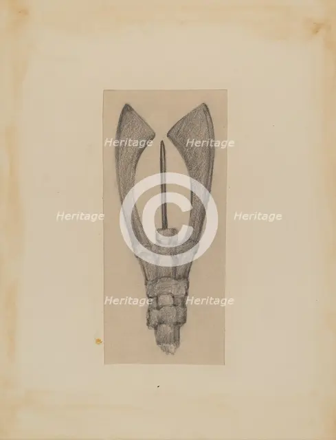 Fish Spear, 1935/1942. Creator: George B. Wally.