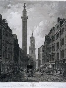 Fish Street Hill, London, 1795. Artist: Thomas Morris