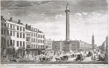 Fish Street Hill, London, c1750. Artist: Thomas Bowles