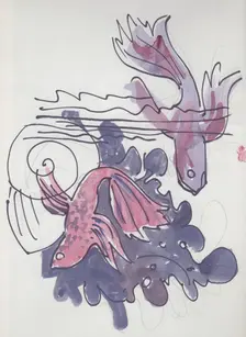 Fish study, c1970. Creator: Shirley Markham