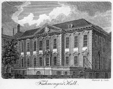 Fishmongers Hall, City of London, 1811.Artist: Sands