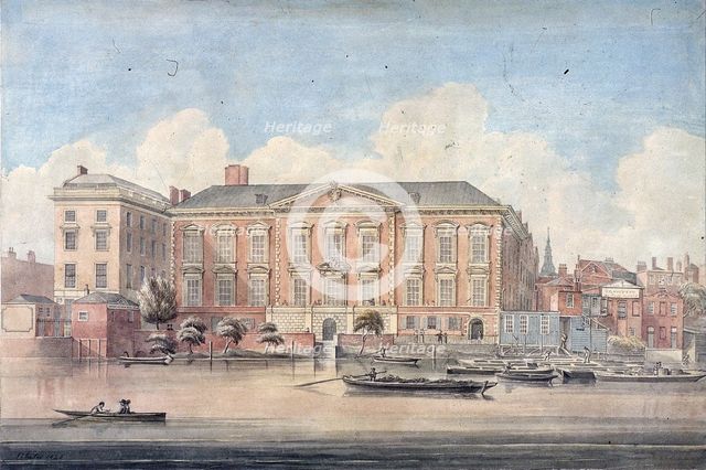 Fishmongers' Hall, London, 1826. Artist: G Yates