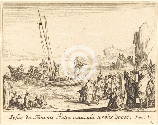 Fisher of Men, 1635. Creator: Jacques Callot.