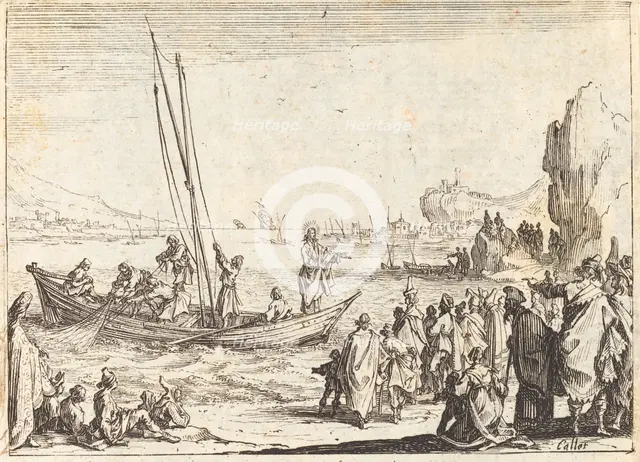 Fisher of Men, 1635. Creator: Jacques Callot.