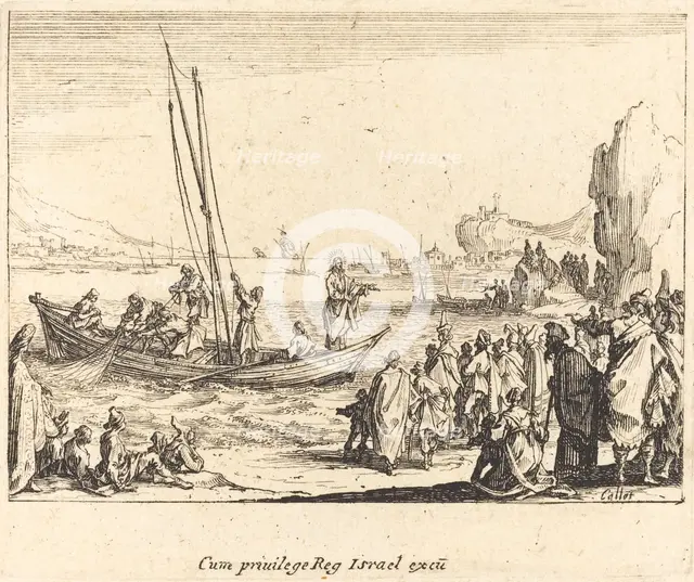 Fisher of Men, 1635. Creator: Jacques Callot.