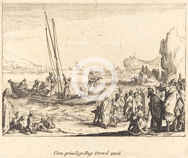 Fisher of Men, 1635. Creator: Jacques Callot.