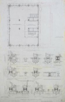 Fisher Building Addition, Chicago, Illinois, Detail, 1890. Creator: Peter Joseph Weber