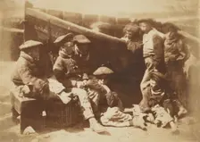 Fisher Laddies, Newhaven, 1843-1847. Creator: Hill & Adamson