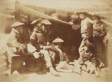 Fisher Laddies, Newhaven, 1843-1848. Creator: Hill & Adamson