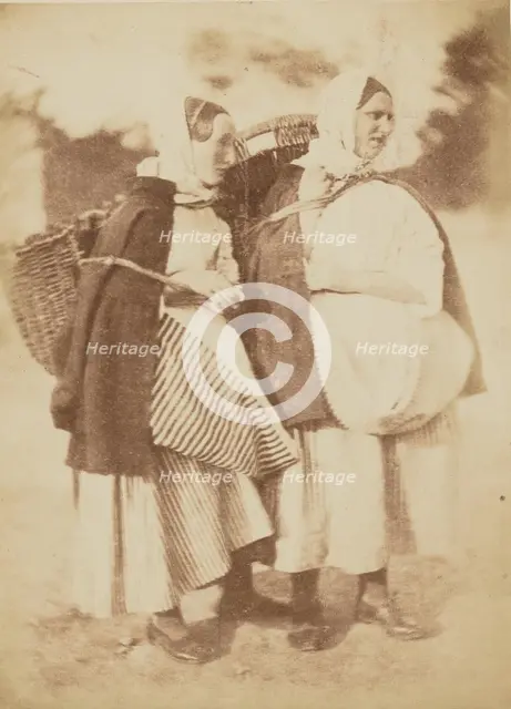 Fisher Lassies, 1843-1848. Creator: Hill & Adamson.