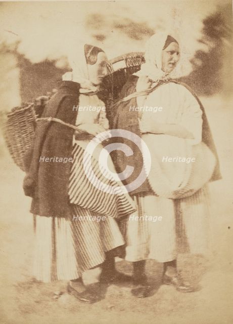 Fisher Lassies, 1843-1848. Creator: Hill & Adamson.