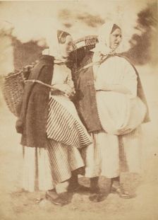 Fisher Lassies, 1843-1848. Creator: Hill & Adamson