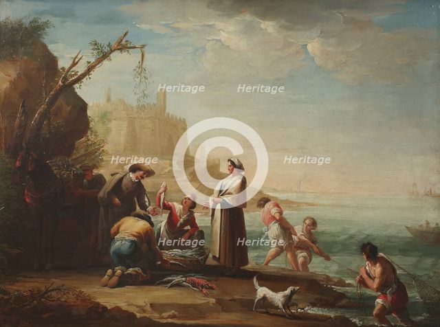 Fisherfolk, 1784. Creator: Mariano Salvador de Maella.