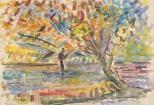 Fisherman, 1935-1944. Creator: Arnold Peter Weisz-Kubincan